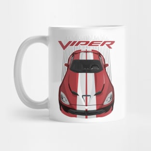 Viper SRT-metallic red and white Mug